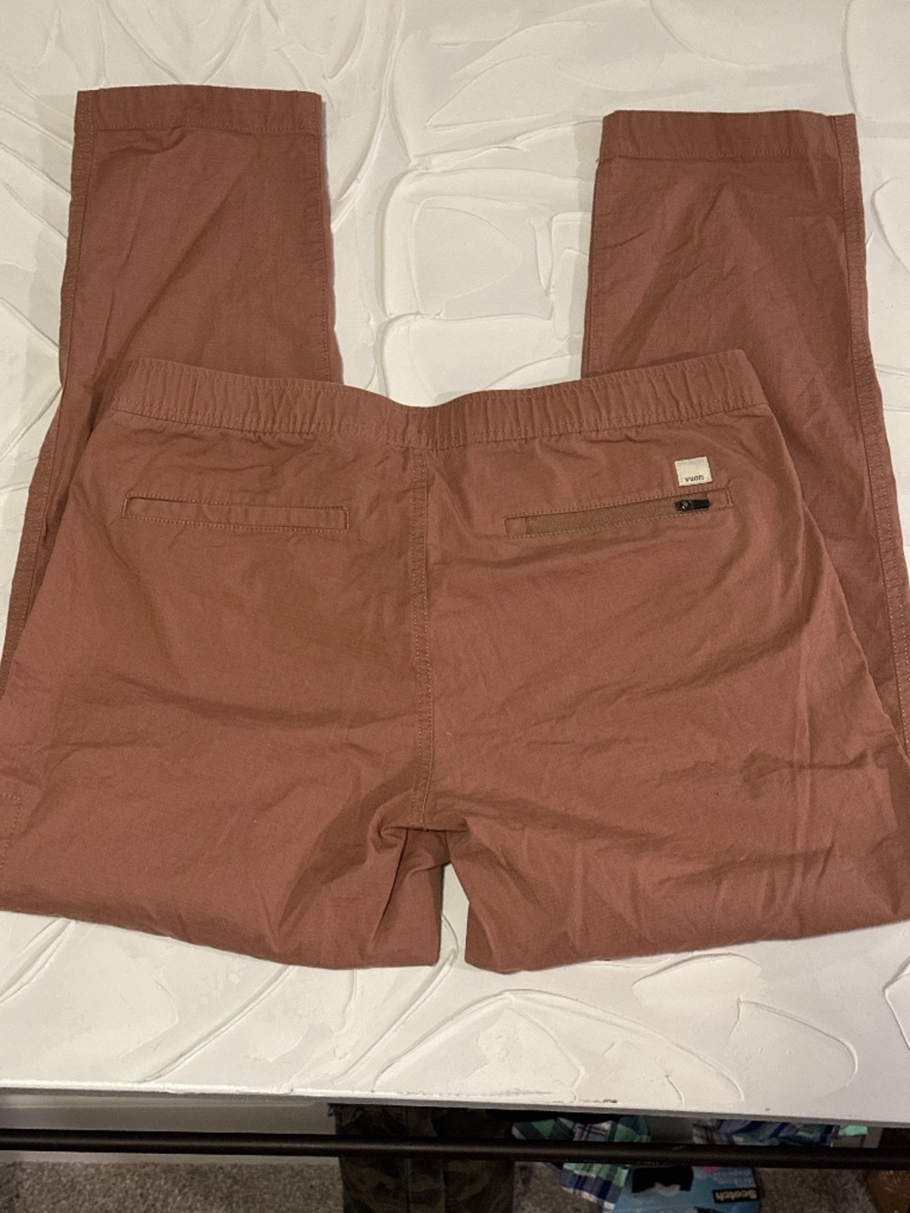 VUORI Ripstop Size Lg Organic Cotton Terracotta Clay Rust